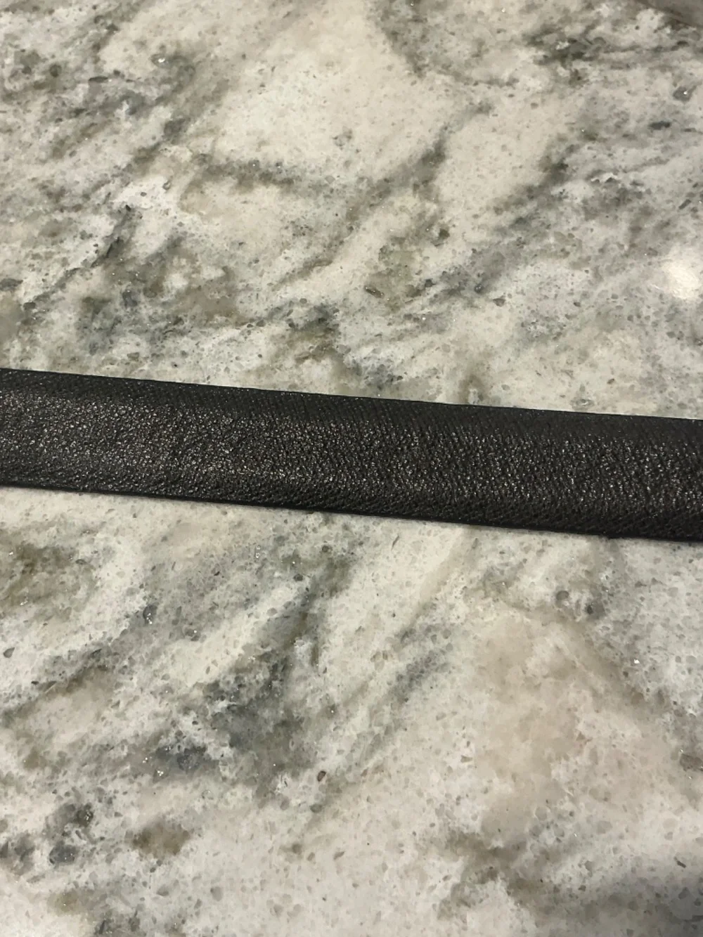 Vintage Christian Dior CD Aniline leather grey belt Small